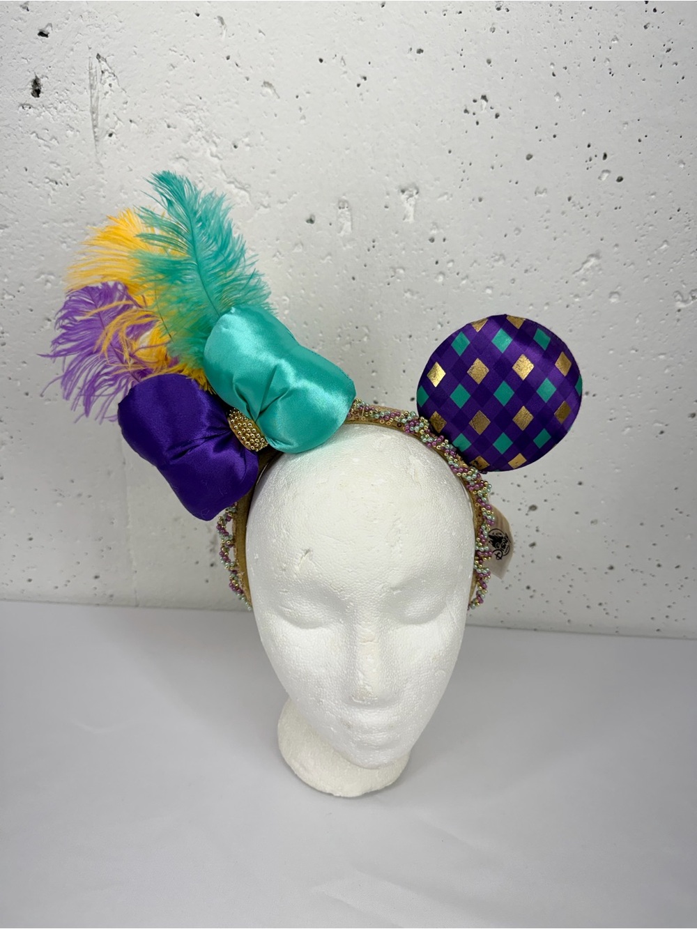 Disney Parks Mardi Gras Minnie Mouse Ears - Picture 14 of 14